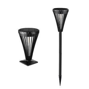 Solar Garden <b>Lights</b> Outdoor <b>LED</b> Solar Powered Landscape Path <b>Light</b> With <b>Light</b> <b>Sensor</b> Plastic Body High Brightness 50000 Hours - Product Image 1