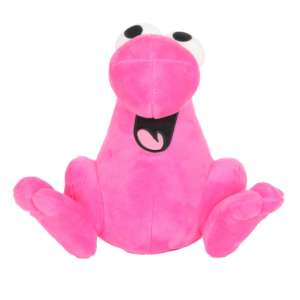 Peluche di Rana <span class=keywords><strong>Rosa</strong></span> Personalizzato con Occhi Grandi, Giocattolo Morbido di Rana su Misura - Product Image 1
