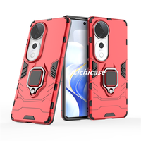 Lichicase support de voiture béquille magnétique anneau en métal couverture arrière Mobile pour vivo Y03 V40 S19 Pro armure étui rigide
