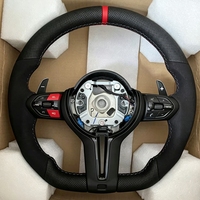 Volant en cuir à fond plat chauffant de la série F pour BMW F30 340i F10 535i F32 F20 F36 F22 M5 X5 F15 F80 M3 F11 F31 E60 E71