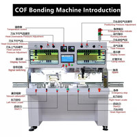 Machine de collage COF Silman ST-100DW à double tête pour réparation d'écrans LCD, dispositif de pressage à impulsions thermiques, pompe à engrenages, boîte de vitesses PLC, solution COF