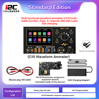 Multimètre professionnel I2C C10 avec analyseur de forme d'onde, station de soudage 140W à charge rapide pour réparation de téléphones et appareils photo