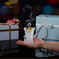 Pembakar Dupa Desain Angsa Modern Kristal Vas Lantai/Dinding Dekorasi Rumah Kotak Hadiah Natal Ramadan
