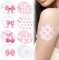 40 Patchs Adhésifs Sans Colle au Centre, Couvre-Sensor en Tissu Élastique pour Moniteur de Glucose Continu, Compatible avec Freestyle Libre 2 & 3