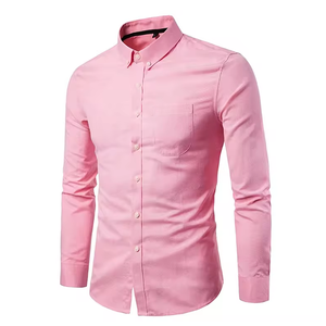 Camicie da Uomo Formali in Cotone <span class=keywords><strong>Oxford</strong></span> Personalizzate con Bottoni a Corno, Casual, Regular <span class=keywords><strong>Fit</strong></span>, Bianche, a Maniche Lunghe, Morbide, <span class=keywords><strong>Slim</strong></span> <span class=keywords><strong>Fit</strong></span>, di Alta Qualità - Product Image 6