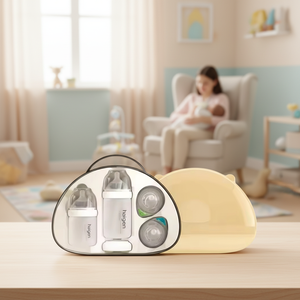Biberones Personalizados OEM ODM Resistentes al Calor para Recién Nacidos, Boca Ancha, Libres de BPA, Anti-Cólicos, Juego de Biberones de Vidrio para Alimentación de Bebés - Product Image 1