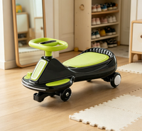 Voiture électrique pour enfants à 4 roues, 4 couleurs, avec fonctions de drift, de torsion et de balancement, en plastique, batterie rechargeable 12V, jouet pour tout-petits