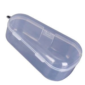 Transparent PP Storage <b>Box</b> 13.5x7.4x4.8cm Flip Top Covered General Packaging Baby Organizing Container - Product Image 5