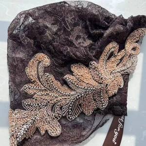 Bright solid color breathable four-season headscarf <b>hat</b>, suitable <b>for</b> party outfits - Product Image 1