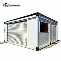 Abri de voiture modulaire préfabriqué sur mesure en conteneur, abri de rangement extérieur, poste de garde, cabine, boutique, magasin
