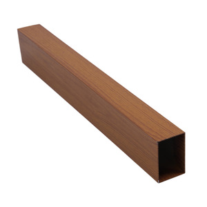 Aluminum <b>Ceiling</b> Grid Rectangle Wood Grain Finish Custom Length Outdoor Wall Decoration Modern Design Easy Installation - Product Image 1