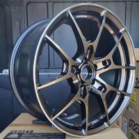 Jantes sport personnalisées de 19-20 pouces Rays G025 monobloc forgées concaves 5x112 5x120 5x114.3 noir mat pour Audi RS4 RS5 M4 G82 C63S