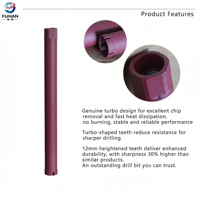 Profesyonel Islak Elmas Beton Karot Ucu, Donatılmış Beton Tuğla Granit M22 1-1/4UNC 18-40mm Dayanıklı