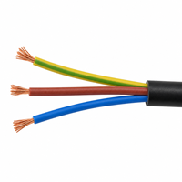 Câble d'alimentation britannique à 3 broches, prise BS1363, cordon électrique en PVC avec extrémités dénudées et étamées pour appareils électroménagers