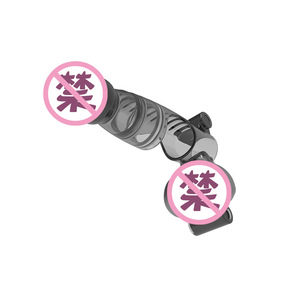 Vibrating Crystal Sleeve For Men Black <b>Tpe</b> Material Electric Control Adult Stimulation Penis Ring - Product Image 3