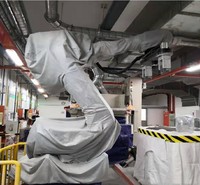 Housse de protection antistatique personnalisable pour robot FANUC pour le soudage, vêtements de protection pour robot KUKA pour la pulvérisation