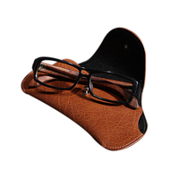 Personnalisez divers étuis à lunettes en cuir véritable, étui à lunettes en cuir véritable, pochette pour lunettes