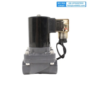 Van điện từ UPVC chống ăn mòn nguyên bản, Van điện từ thường đóng có khớp nối kép - Product Image 3