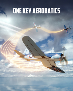 Avion jouet <span class=keywords><strong>F4U</strong></span> <span class=keywords><strong>Corsair</strong></span> en mousse à ailerons, à voilure fixe avec gyroscope, acrobaties à une touche et auvent amélioré - Product Image 2