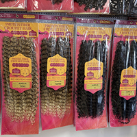 Extensions de cheveux synthétiques bouclés en fibre organique résistante à la chaleur Julianna Premium Protein Bio Fibra pour tresses au crochet