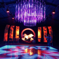 Super Mince Sans Fil Disco DJ Illumine la Piste De Danse Numérique Pour Événement De Fête De Mariage de Vente
