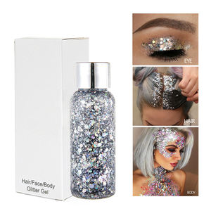 Logo privé Gel pour le corps pailleté étiquette personnalisée Laser <span class=keywords><strong>paillettes</strong></span> cheveux visage corps Gel pailleté - Product Image 5