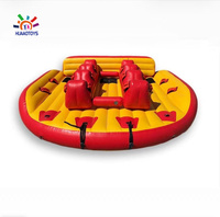 Professioneller aufblasbarer Wasserschleppreifen aus PVC für kommerzielle Nutzung – Flying Fish Disco Boot Crazy Sofa für den Sport- und Geschäftsbedarf HUAAOTOYS HA95