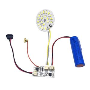 Placa de Luz LED Táctil con Atenuación Tipo-C de 5V, Batería de 1200mAh, Blanco Cálido/Frío, Módulo PCB DIY para Lámpara de Escritorio 3D de Madera/Acrílico - Product Image 1