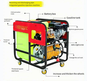 300 L1.5KW เครื่องพ่นนิวเมติกไฟฟ้าควบคุมระยะไกลเครื่องพ่นสารเคมีน้ำมันสำหรับพืชเกษตรกรรม - Product Image 5