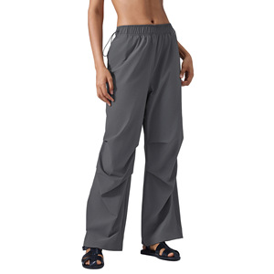 Relaxed Fit <strong>Women</strong> <strong>Cargo</strong> Training Pants Relaxed Fit Drawstring Waist <strong>Cargo</strong> Style D25087 for Yoga Pilates Gym Running Fitness - Product Image 1
