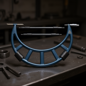 <b>Micrometer</b> With Interchangeable Rods Precision Measurement Tool For Metalworking - Product Image 3