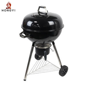 Barbecue au charbon de bois HONGYI style américain, 22,5 pouces, en acier inoxydable, portable, pour extérieur, patio, camping et usage domestique - Product Image 5