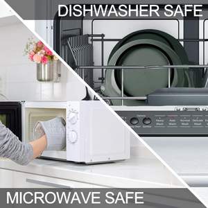 Ensemble de 4 bols mélangeurs empilables en plastique sans BPA avec <span class=keywords><strong>bec</strong></span> verseur et poignée, pour la maison - Product Image 2