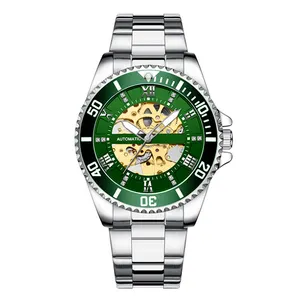 Biden 0204-1 Mechanical Watch Automatic Men Watches Sapphire Stainless Steel Tourbillon Luminous 30M Waterproof