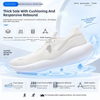 Nouvelle Arrivée Chaussures de Course Sportives en Maille à Semelle Épaisse Amortissante Tige Respirante Légères Unisexe Taille 35-46 Source Directe Usine