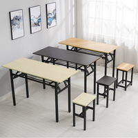 Table pliante moderne et minimaliste, petit bureau d'ordinateur, table de travail moderne, mobilier professionnel pour le bureau à domicile