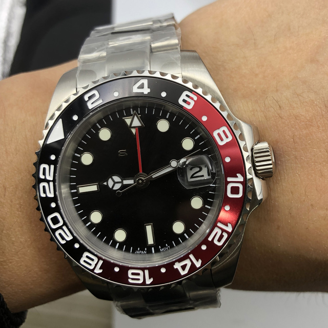 NH34 Mechanical Movement Function Men's Fashionable Watch with Water-resistant and Luxurious Design