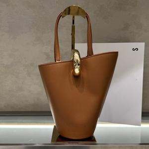 奢华设计师女式小肩包定制迷你盒式皮革手提包休闲水桶风格开放式时尚中国 - Product Image 6