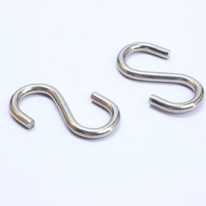 Ganci a forma di <span class=keywords><strong>S</strong></span> 5 pz/borsa in acciaio inossidabile 304 M2 M3 M5 M6 M8 M10 Multi-funzionali di tipo <span class=keywords><strong>S</strong></span> ganci portatili senza traccia ganci in metallo - Product Image 5