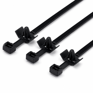 Serre-câbles robustes pour avions, attaches <span class=keywords><strong>de</strong></span> fixation pour ailes, clips <span class=keywords><strong>de</strong></span> câblage à enfoncer, vente en gros, serre-câbles en nylon, <span class=keywords><strong>prix</strong></span> d'usine - Product Image 1