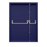 Vente d'usine - Porte coupe-feu en acier pour bâtiment commercial, 1 à 3 heures de résistance au feu, porte de sécurité en acier de haute qualité, porte coupe-feu en acier