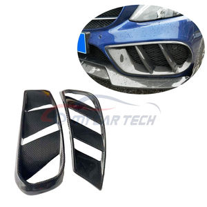 Évent de pare-chocs avant en fibre de carbone pour <span class=keywords><strong>Mercedes</strong></span> Benz GLA200 GLA45 X156 2014 2015 2016 2017 2018 2019 - Product Image 4