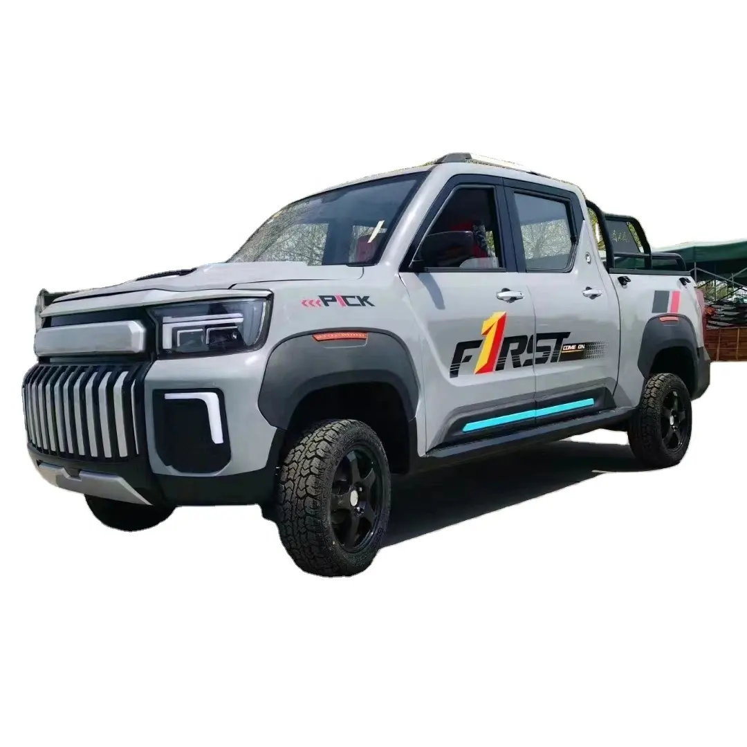 TRANSAUTO China Brand Electric Mini Pickup for Sale Electric Pickup Truck with Lithium Battery 3-4 seats cargo Pickup