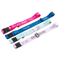 Vente en gros de ceintures de voyage en polyester robustes avec serrure TSA réglable pour étiquette de bagage de valise