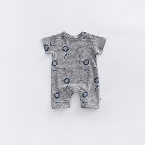 ชุดบอดี้สูทเด็กแรกเกิดลายสัตว์สีพาสเทลผ้าฝ้าย - Product Image 4