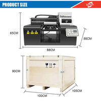 Impresora UV Digital A3 3040 de Alta Calidad para PVC, Plástico, Cobre, Tarjetas de Identificación, Placas de Identificación y Logotipos Comerciales