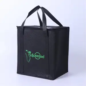 Extra Large Reusable Insulated Picnic Cooler Bag Promotional Wine Cooler With Keep Warm Feature For Ice Cream And Wine