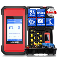 Herramienta de Diagnóstico para Autos LAUNCH X431 SmartLink C HD, Escáner OBD2 de Sistema Completo, 24V, Bluetooth, Pantalla Táctil LCD, Universal