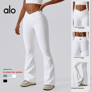Women's for Yoga <strong>Pants</strong> High Waist Cross-over Design Slight Flare Leg-Lengthening <strong>Tummy</strong> <strong>Control</strong> <strong>Butt</strong>-<strong>Lifting</strong> Fitness Sports - Product Image 3