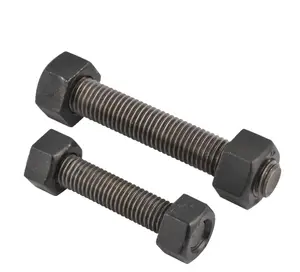 China Fasteners ASTM A193 B7/L7 Thread Hex Bolt Stainless Steel Bolt Stud high Quality Zinc & Plain